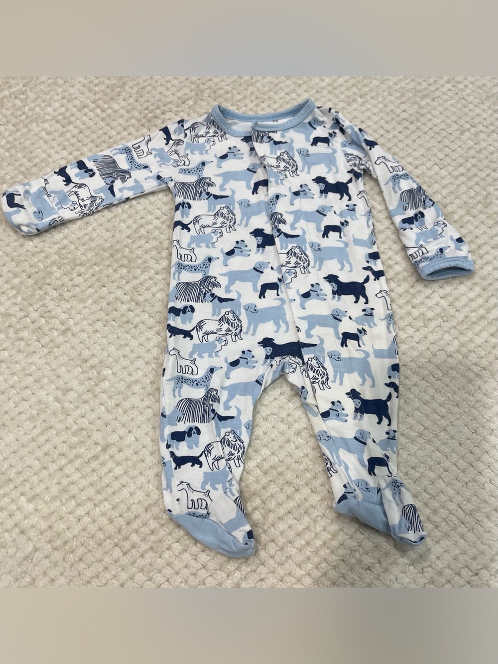 Magnetic Me Modal Footie Pajamas - Pup Parade Newborn